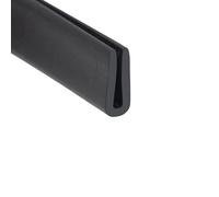 CXGBQSJ U Shaped Rubber Seal Strip Length 1m Flexible Weatherproof for Door Window Cabinet Gap Filling Noise Reduction Insulation Industrial Use,17x7mm