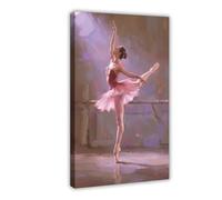 CXGFEFFG Ballet Leap Spotlight-5 Canvas Poster Wall Art Decor Print Picture Paintings 08x12inch(20x30cm)