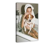 CXGFEFFG Digital, Reading, Focused, Humorous, Cartoon, Animal Canvas Poster Wall Art Decor Print Picture Paintings for Living Room 08x12inch(20x30cm)