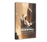 CXGFEFFG Mental Fortitude Lays The Foundation, P Canvas Poster Bedroom Decor Gift 20x30inch(50x75cm)