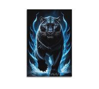 CXHJCA Animal Artwork Poster Slowly Approaching Panther Poster Decorative Painting Canvas Wall Posters And Art Picture Print Modern Family Bedroom Decor Posters 12x18inch(30x45cm)