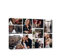 CXHOSTENT Custom Canvas Prints with Your Photos Personalized Multi Photo Wall Art Customized Collage Picture Home Decor Frame (Template - 5, 30L x 20W cm)