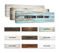 CXHOSTENT Personalized Quotes Sign Wall Decor Custom Text Signs Canvas Prints Customized Family Sign Wall Art Rustic Farmhouse Decor Framed (10.00 x 40.00 cms)