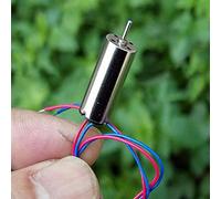 Cxiang-DIY Motor DC 3.7V-7.4V 4.2V 6V 41600RPM Micro Mini 8523 Coreless Motor NdFeB DIY Toy Airplane Model High Speed, Good stability and performance(Red Blue wire)