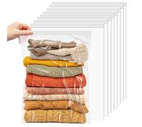 CXIIPOL 15 PCS Large Ziplock Bags for Storage,18x24 Inches 5 Gallon Ziploc Bags for Storing Fruits, Vegetables, Clothes, Shoes, Bread, Snacks Flavor