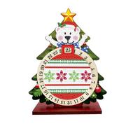 CXINLky Diamond Art Painting Christmas Countdown Calendar, Diamond Art 25 Days Christmas Tree Calendar Made of Wood, Christmas Calendar Gift 04 Polar Bears