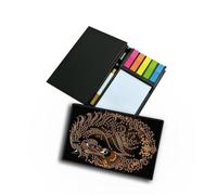 CXINLky Diamond Art Painting Note Box, Diamond Art Note Box with 110 Sheets, White, Ballpoint Pen and 125 Sticky Notes Box, Note Box for Home, Office 22 Horse