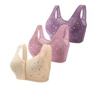 CXKOLD Bras for Back Fat Front Fastening Bras for The Elderly Wireless Bra Ladies Bras Plus Size Push up Bras for Women 48 c Women's Bra Extenders Women's Bra Bandeau Bra with Straps Sports Bra 36g