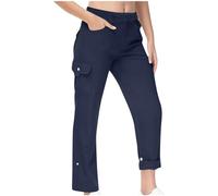 CXKOLD White Linen Trousers Womens Tall Pants for Women Multipack Leopard Pattern Jeans Crop Trousers for Women UK Elastic Waist Ladies Trousers Size 16 Size 8 Nappy Pants Pants for Women