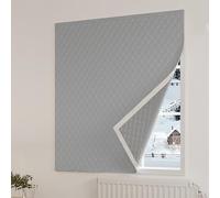 Cxlly Window Thermo Cover, Window Insulation Sheet Kit for Draft Stoppers, Large Soundproof Blanket, Thermal Blackout Curtains Bedroom, Cover Panels, Cotton Shed Insulation(Gray,100x180cm/39x71)