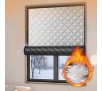 Cxlly Window Thermo Cover, Window Insulation Sheet Kit for Draft Stoppers, Large Soundproof Blanket, Thermal Blackout Curtains Bedroom, Cover Panels, Cotton Shed Insulation(120x200cm/47x79)