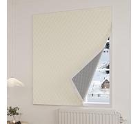 Cxlly Window Thermo Cover, Window Insulation Sheet Kit for Draft Stoppers, Large Soundproof Blanket, Thermal Blackout Curtains Bedroom, Cover Panels, Cotton Shed Insulation(White,120x120cm/47x47)