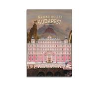 CXMAKNZ Posters Applicable to Grand Budapest Hotel Cover Canvas Oil Painting Decorative Painting Art Poster Hanging Painting Home Living Room Bedroom Dining Wall 08x12inch(20x30cm) Unframe-style