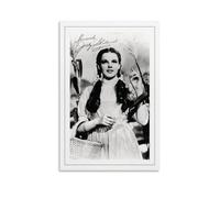 CXMAKNZ Posters Applicable to Judy Garland Poster Canvas Oil Painting Decorative Painting Art Poster Hanging Painting Home Living Room Bedroom Dining Wall 12x18inch(30x45cm) Unframe-style