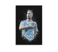 CXMAKNZ Posters Applicable to Kevin De Bruyne Poster Canvas Oil Painting Decorative Painting Art Poster Hanging Painting Home Living Room Bedroom Dining Wall 08x12inch(20x30cm) Unframe-style