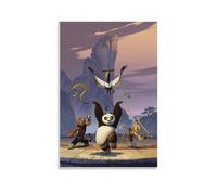CXMAKNZ Posters Applicable to Kung Fu Panda 3 Canvas Oil Painting Decorative Painting Art Poster Hanging Painting Home Living Room Bedroom Dining Wall 08x12inch(20x30cm) Unframe-style