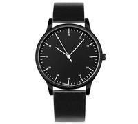 CXML&DASHE Anti-Clockwise Watch - Reverse Hands & Inverted Numbers, Backwards Quartz Movement, Minimalist Unisex Design (Unique Counterclockwise Timepiece for Men & Women)