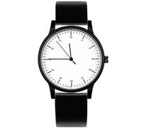 CXML&DASHE Anti-Clockwise Watch - Reverse Hands & Inverted Numbers, Backwards Quartz Movement, Minimalist Unisex Design (Unique Counterclockwise Timepiece for Men & Women)