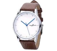 CXML&DASHE Anti-Clockwise Watch - Reverse Hands & Inverted Numbers, Backwards Quartz Movement, Minimalist Unisex Design (Unique Counterclockwise Timepiece for Men & Women)