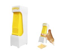 Cxqbsmy Butter & Cheese Slicer,Butter Slicer Cutter One Click Stick, Portable Butters Dispenser and Storage Case, Cheese Splitter with Stainless Steel Blade for Butter Squares, Jelly, Fruit, Baking