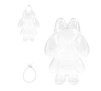 Cxqbsmy Crying Doll Protective Case,Clear Acrylic Display Case for Blind Box Figures for Figures Plush Storage Display, Dustproof Scratch-Resistant Case Cover for Mini Collectible Dolls