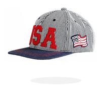 CXQRR Kids Baseball Hat American-Flag-USA Hip-Hop Snapback-Hats Suitable for 2-7 Years Old - Blue - Medium
