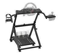 CXRCY Racing Simulator Cockpit with Cup Holder, Racing Wheel Stand for Logitech G920 G29 G27 G25, Thrustmaster T300RS, TX F458, T500RS, T3PA-PRO (F1/GT), USB, PC Compatible
