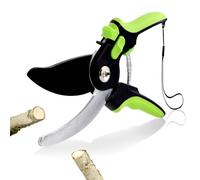 CXRYLZ Garden Shears, 210mm SK5 Bypass Professional Gardena Pruning Shears with Locking Handle, Heavy Duty Pruning Shears, Non-Slip Garden Secateurs for Branches, Rose, Flower, Plants