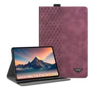 CXTCASE Case for Lenovo Idea Tab Plus 12.1" 2025,PU Leather Business Cover,Protective Case Tablet Shell for Lenovo Idea Tab Plus 2025 TB361ZU TB361FU,Wine Red