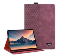 CXTCASE Case for Lenovo Tab M11 2024,PU Leather Business Cover,Protective Case Tablet Shell for Lenovo Tab M11 2024,Wine Red