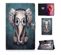 CXTCASE Case for Lenovo Tab P12 12.7 Inch 2023, Protective Cover Case with Stand Function for Lenovo Tab P12 12.7 Inch, Elephant