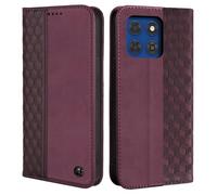 CXTcase Case for Motorola Moto G37 5G/ G47 5G/G37 Power 5G, PU Leather Wallet Magnetic Protective Case, Flip Case for Motorola Moto G47 5G, Wine Red