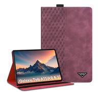 CXTCASE Case for Samsung Galaxy Tab A11 8.7" 2025,PU Leather Business Cover,Protective Case Tablet Shell for Samsung Galaxy Tab A11 2025,Wine Red