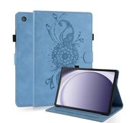 CXTCASE Case for Samsung Galaxy Tab A9+ 11 Inch 2023, Protective Case Ultra Thin PU Leather with Card Slot and Stand for Samsung Galaxy Tab A9 Plus SM-X210 / X215 / X216 Tablet Case - Sky Blue