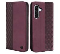 CXTcase Mobile Phone Case for Samsung Galaxy A27 5G Case, Leather Flip Case, PU Leather Shockproof Magnetic Protective Case for Samsung Galaxy A27 5G, Wine Red