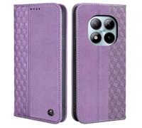 CXTcase Mobile Phone Case for Xiaomi Redmi Note 15 Pro 4G Case, Leather Flip Case, PU Leather Shockproof Magnetic Protective Case for Xiaomi Redmi Note 15 Pro 4G, Purple