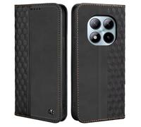 CXTcase Mobile Phone Case for Xiaomi Redmi Note 15 Pro 4G Case, Leather Flip Case, PU Leather Shockproof Magnetic Protective Case for Xiaomi Redmi Note 15 Pro 4G, Black