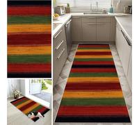 CXUEHNL Hallway Runner Rug Kitchen Washable Carpet Runner 40 x 100 cm Rubber Backed Non Slip Long Hallway Hall Runner Absorbent Floor Mat Narrow Hall Runner Rug for Entryway Kitchen Hallways
