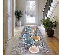 CXUEHNL Hallway Runner Rug Washable Kitchen Rugs 40 x 200 cm Non Slip Long Runner Floor Mat Narrow Corridor Runners Versatile Mats Custom Length for by the Sink Bedroom Lounge Laundry Offices