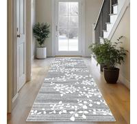 CXUEHNL Hallway Runner Rug Washable Kitchen Rugs 40 x 60 cm Non Slip Long Runner Floor Mat Narrow Corridor Runners Versatile Mats Custom Length for by the Sink Bedroom Lounge Laundry Offices