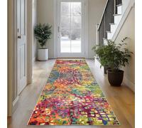 CXUEHNL Hallway Runner Rug Washable Kitchen Rugs 80 x 400 cm Non Slip Long Runner Floor Mat Narrow Corridor Runners Versatile Mats Custom Length for by the Sink Bedroom Lounge Laundry Offices