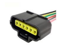 CXVFY 1/5/10 PCS 6-pin Fuel Pump Connector Harness, Compatible With F-250 F-350 F-450 3.0 3.4 4.6 5.0 6.0 184452-1(1PCS)