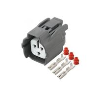 CXVFY Auto 3pin plug 6189-0131 car wiring waterproof electric connector with terminals and seals(2pcs)