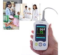 CXWLD Portable Handheld Pulse Oximeter, Finger Clip Pulse Oximeter Monitoring Heartbeat Heart Rate For Adult Care Family Hospital, Children