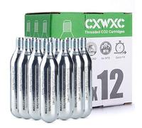 CXWXC 16g / 25g Threaded CO2 Cartridges or CO2 Inflator for Bike Tires - Cartridge for CO2 Inflator with Threaded Connection, CO8 Pump for Road and Mountain Bikes