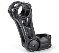 CXWXC Adjustable MTB Stem 31.8mm 70 Degree - 90/110/130/145mm Bike Stem Riser for Handlebar - Aluminum Alloy Mountain Bike Handlebar Riser Extender for MTB Road City Bike Bicycle