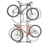 CXWXC Bicycle Stand Floor for 4 Bikes Maximum Load 70 kg / 160 Pound Bicycle Stand Holder Indoor Garage Storage Outdoor