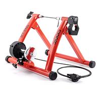 CXWXC Bike Trainer 26-29 Inch/700C Turbo Brainer for Indoor Riding Foldable Bike Trainer Stand with Quick Release (Red, 26-29)