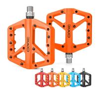 CXWXC Mountain Bike Pedals - Lightweight Nylon Fiber Bicycle Pedals - Platform Pedals for BMX Mountain Bike 9/16