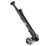 CXWXC Shock Pump for Mountain Bike- High Pressure Suspension Pump 300PSI - Front Fork and Rear Bicycle Suspension Air Shocks with Gauge, No Loss Air Pump (Black)